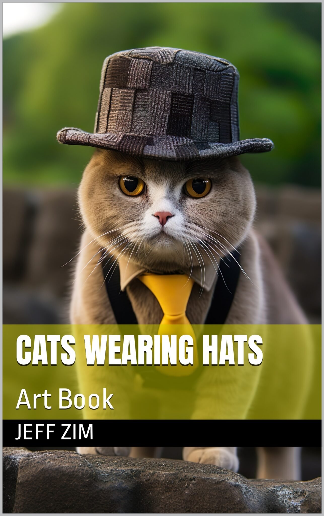 Cats Wearing Hats Art Book - Jeff Zim