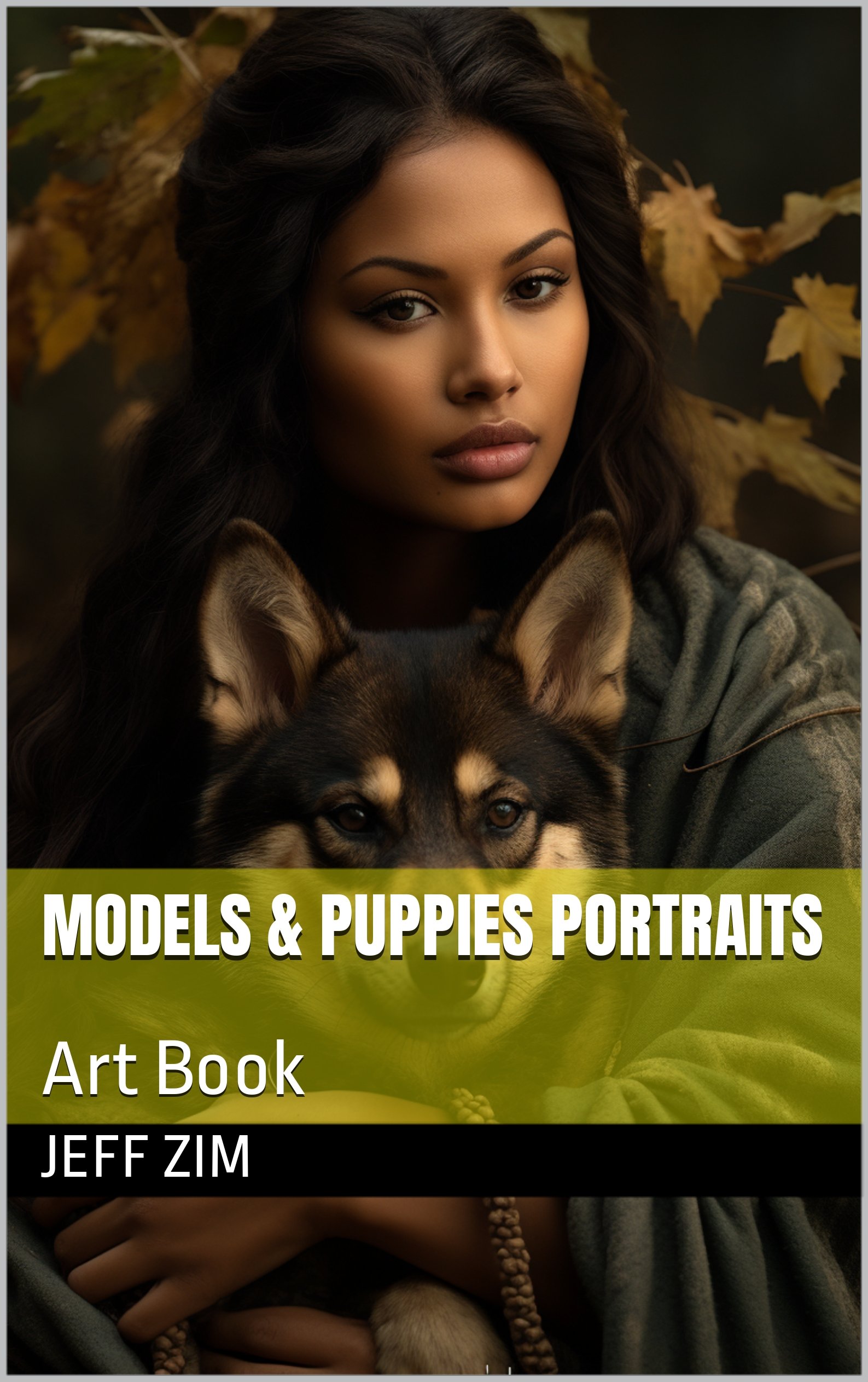 Models Puppies Portraits Art Book